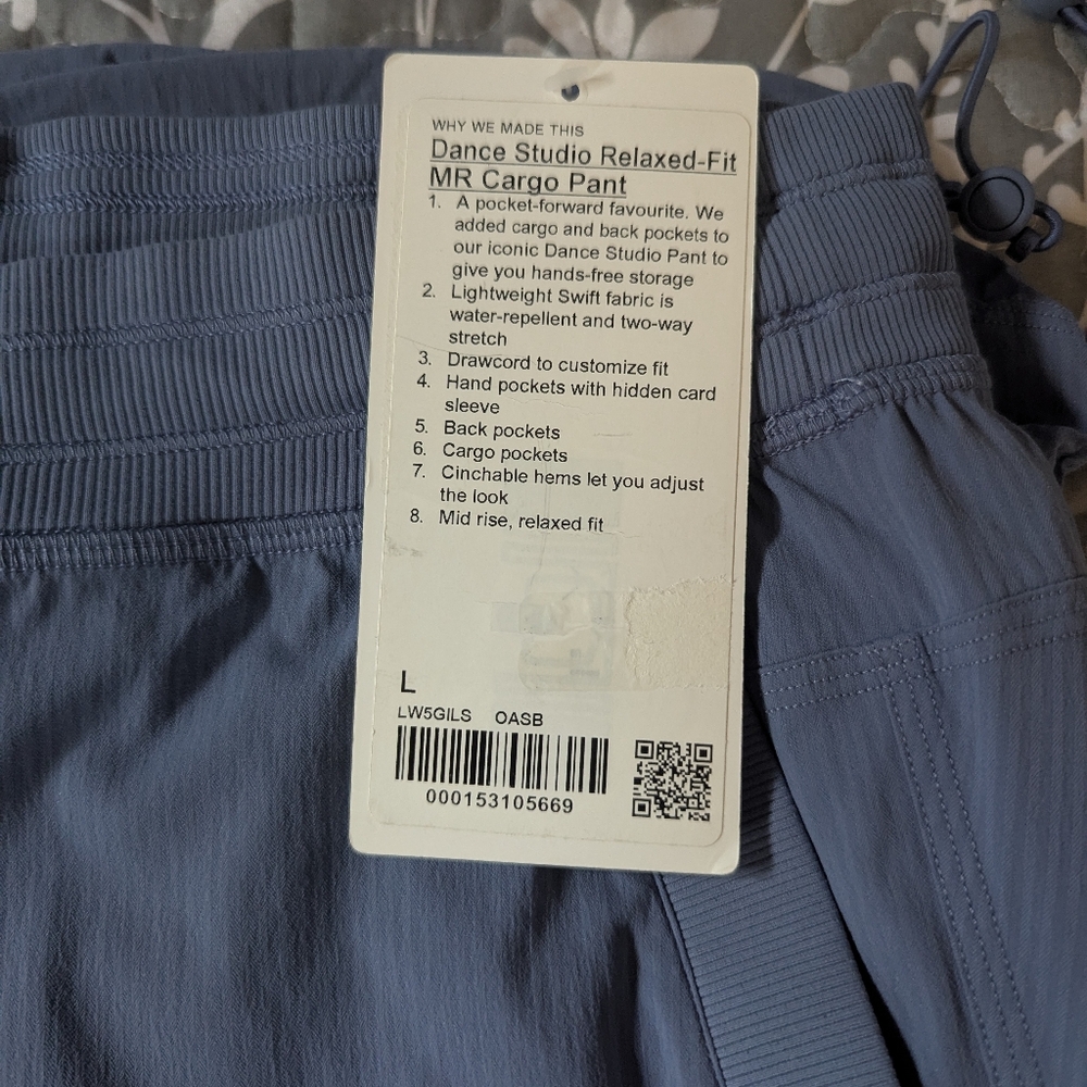 Lululemon Dance Studio Mid Rise Cargo Pants Size L - Picture 4 of 7
